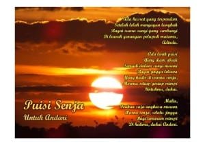 Dp bbm puisi sore hari