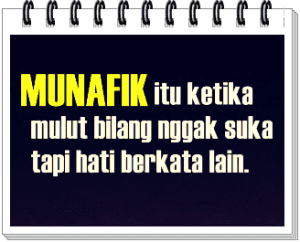 Gambar dp bbm kata sindiran buat orang munafik