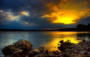 Gambar dp bbm senja hari yang indah