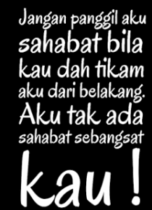 Dp bbm kata kata persahabatan yang hancur