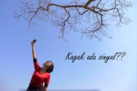 Meme kesal sinyal hilang