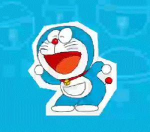 Animasi bergerak doraemon