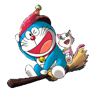 Animasi bergerak doraemon menggemaskan