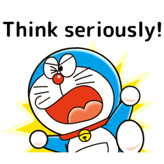 Animasi doraemon bergerak imut