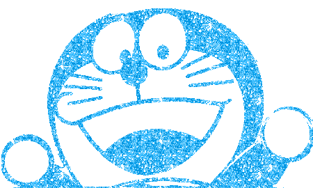 Animasi doraemon bergerak lucu