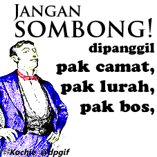 Dp bbm buat orang sombong