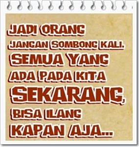 Dp bbm buat teman sombong