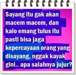 Dp bbm kecewa sama pacar