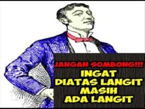Dp bbm sindiran buat orang sombong