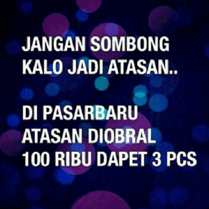 Meme buat atasan sombong