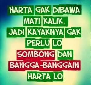Meme sindiran buat orang sombong