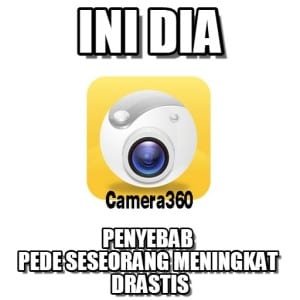 meme sindiran Camera 360