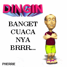 Animasi lagi kedinginan