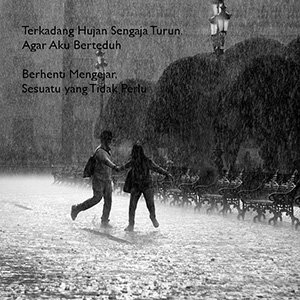 saat hujan